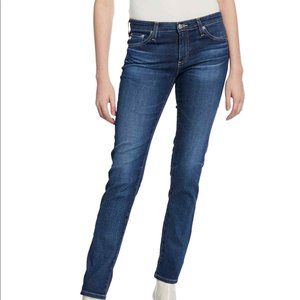 Adriano Goldschmied AG The Stilt Cigarette Skinny Jeans Dark Blue Size 30R EUC